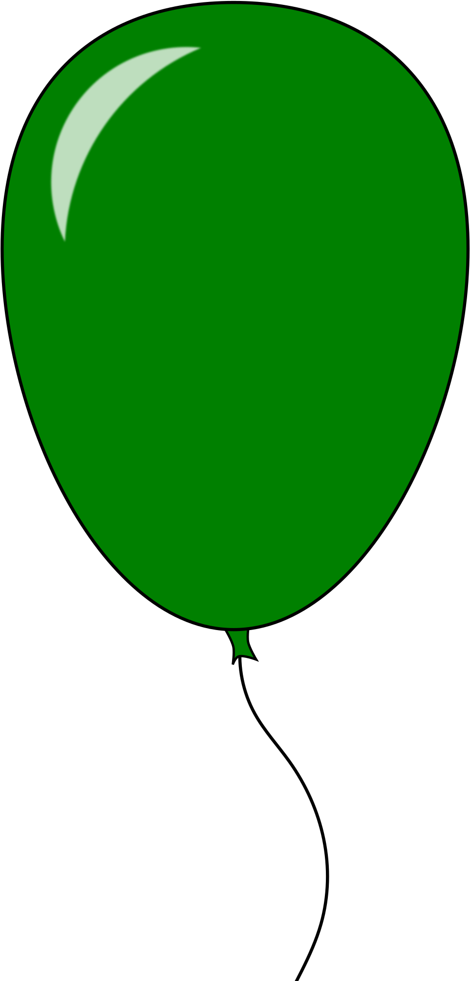 Green Clipart Baloon - Balloons Green Vector Png (3394x2400), Png Download