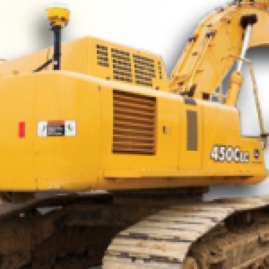 40 Am 168658 Cropped Excavator 9/26/2014 - Trimble Excavator Gps (1024x1024), Png Download