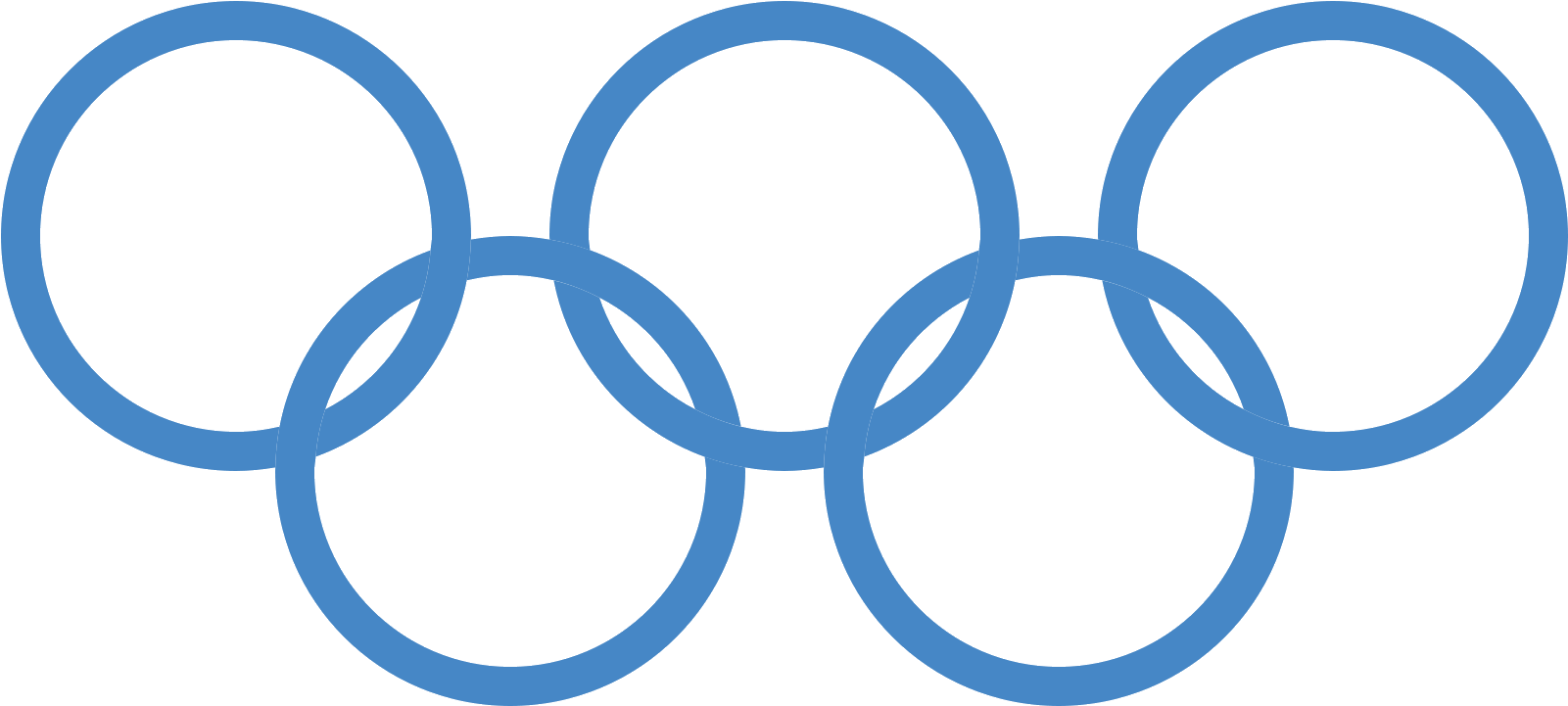 Olympic Rings Icon - Moscow 1980 Olympics Poster (1600x1600), Png Download