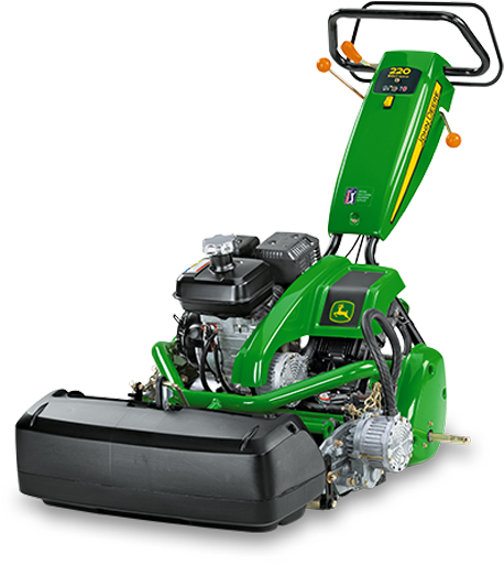 220 E-cut™ Hybridwalk Greens Mower - John Deere Greens Mower (1366x768), Png Download