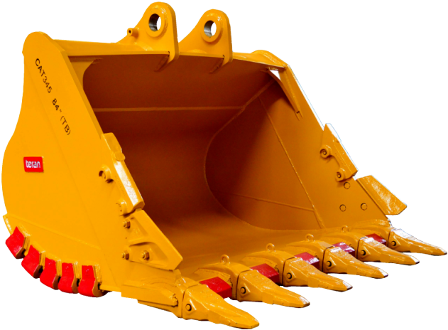 Excavator-buckets - Bucket (640x471), Png Download
