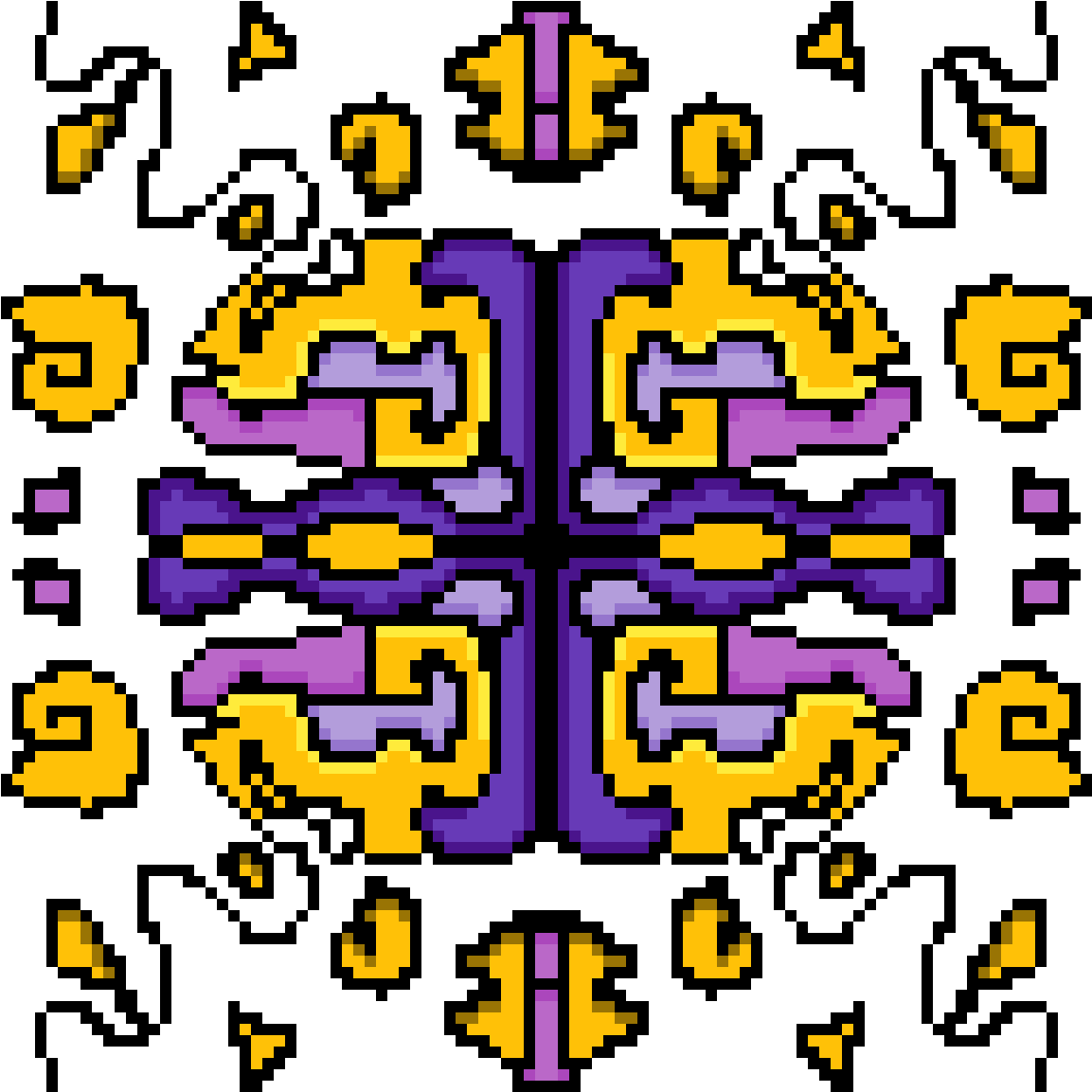 Cool Design Thingy - Cross (1200x1200), Png Download