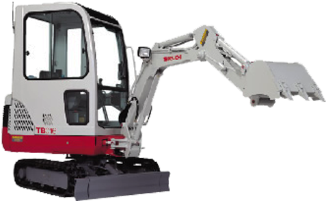 Takeuchi Tb - Excavator (500x350), Png Download