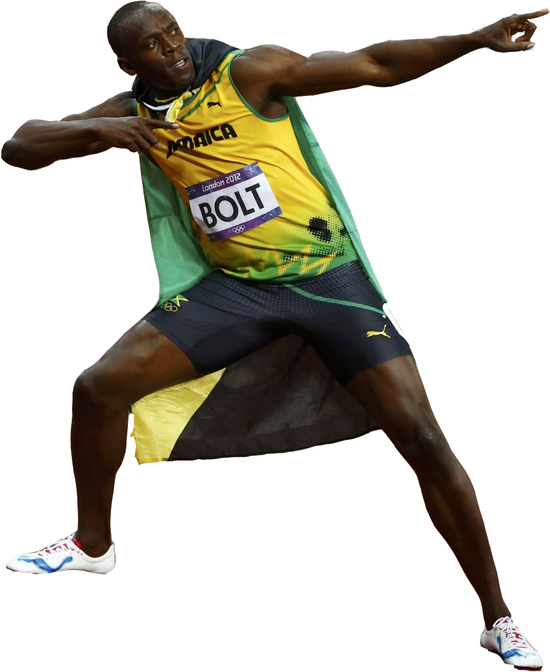 Usain Bolt Png Images Transparent Free Download - Usain Bolt Png (950x1229), Png Download