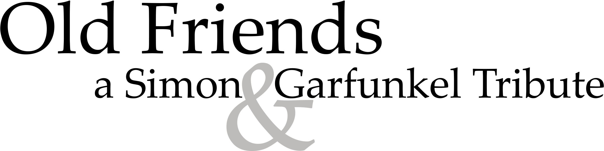 Old Friends Logo Png-black - Blessed Family (3300x950), Png Download