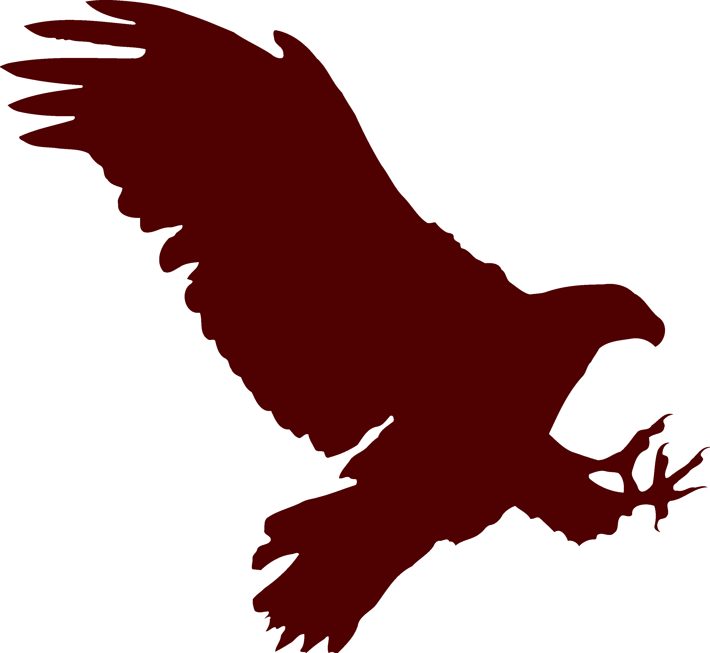 Eagle Silhouette Clip Art At Getdrawings - Eagle Silhouette Png (3000x2760), Png Download