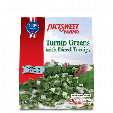 Chopped Turnip Greens With Diced Turnips - Pictsweet Butter Peas, 14 Oz (360x360), Png Download