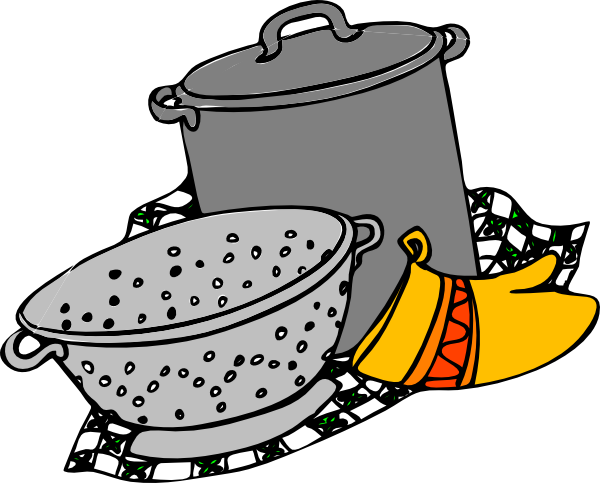Panda Clipart Cooking - Cooking Clip Art No Background (600x483), Png Download
