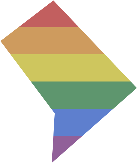 Lgbt Washington, D - Triangle (600x600), Png Download