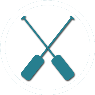 Wild At Heart - Paddle Icon Png (370x370), Png Download