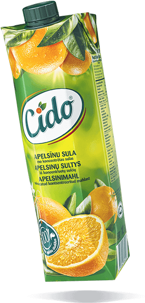Orange Juice - Cido Png (297x600), Png Download