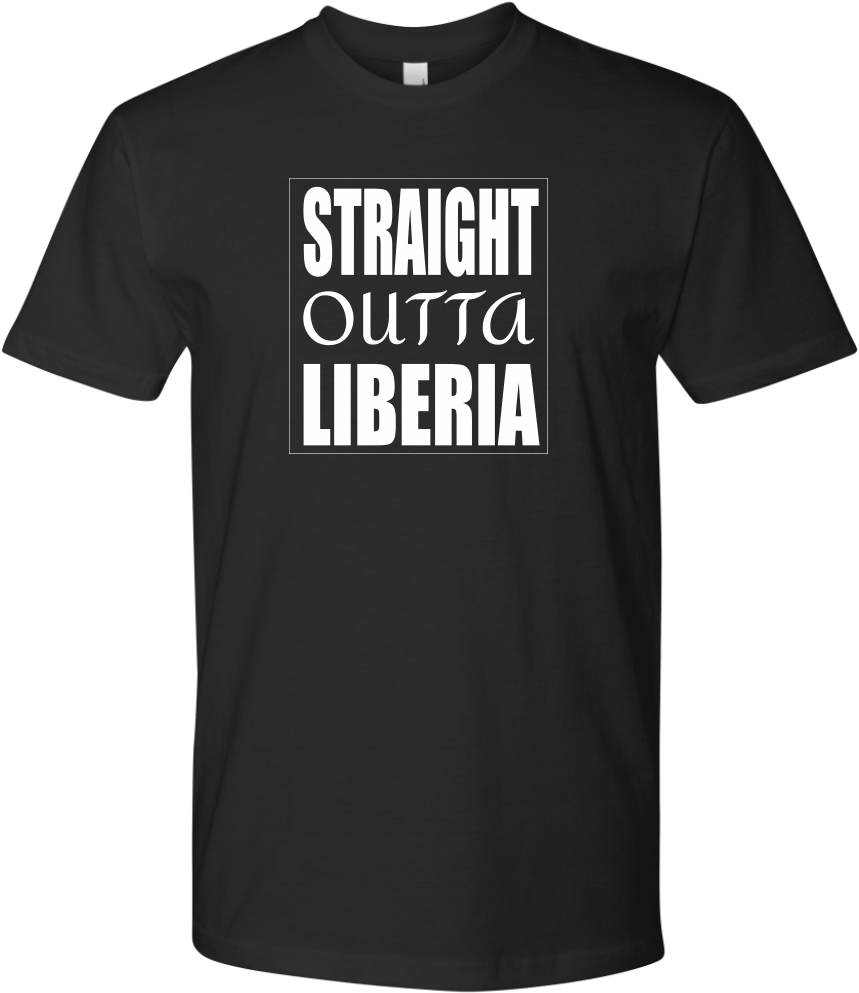 Straight Outta Liberia Men's T-shirt - Echo And The Bunnymen Tour Merch (1024x1024), Png Download