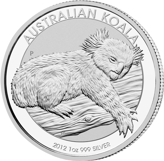 118055 Rev-570 - Australian Koala Silver Coin 1kg (570x570), Png Download