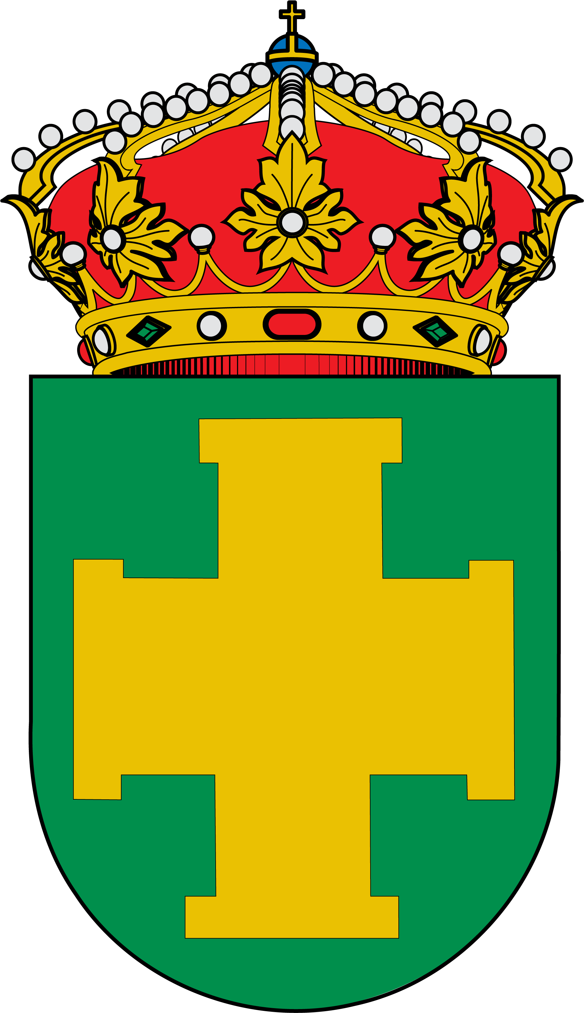 Escudo Heráldico - Escudo Rincon De La Victoria (2292x3982), Png Download