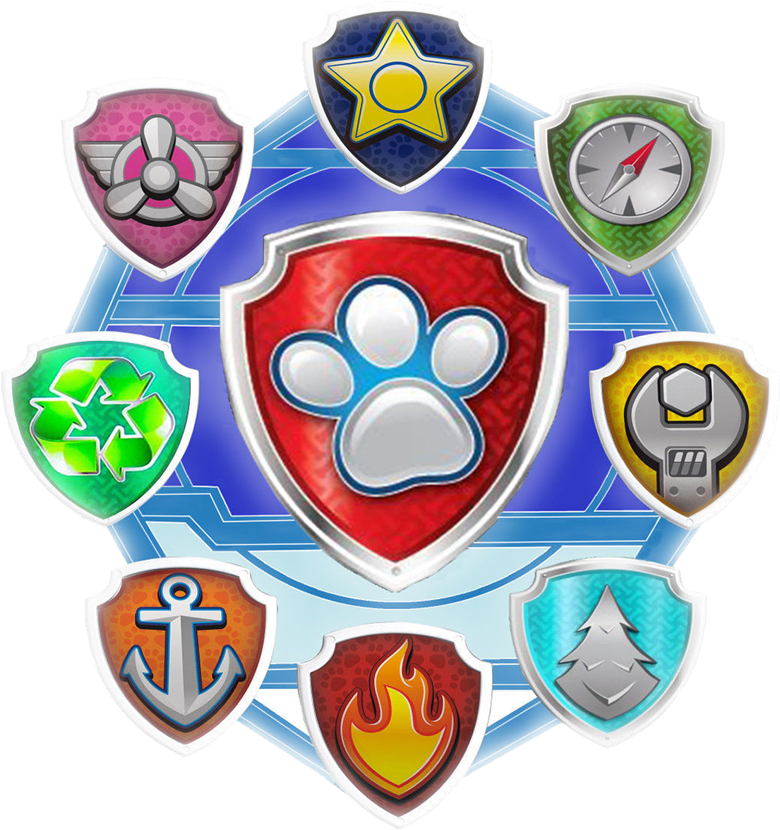 Clique Para Baixar - Paw Patrol (1136x1200), Png Download