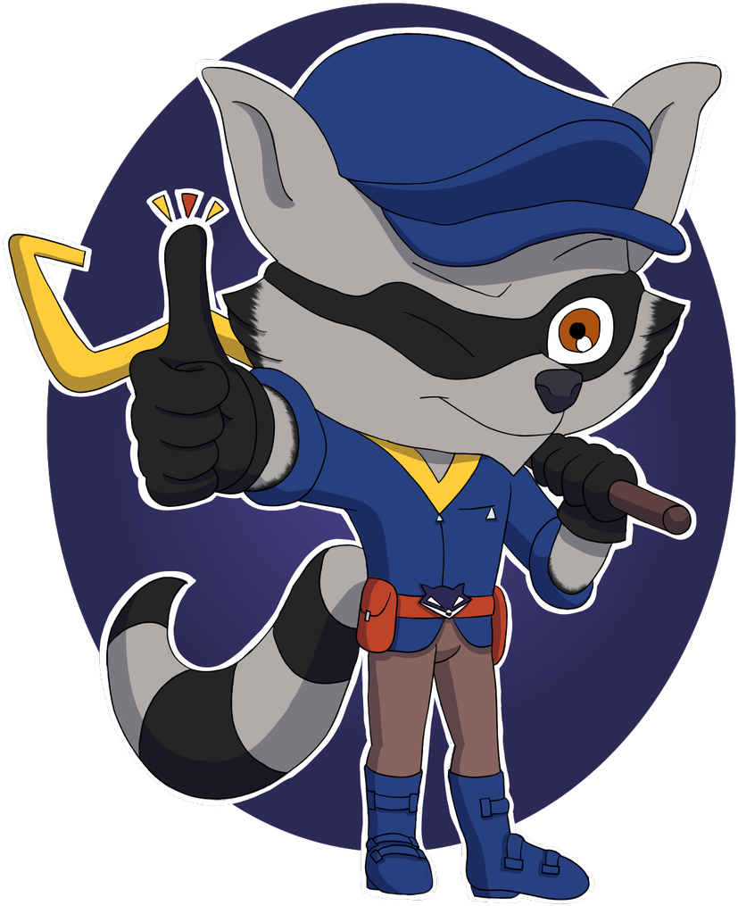 Diligently On Bringing Sly Cooper To The Small Screen - Cartoon (1001x1200), Png Download