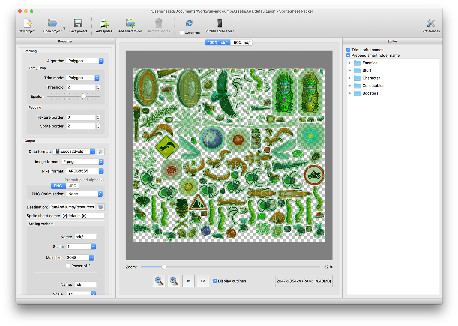 Screen Shot 2016 12 08 At - Sprite Sheet Packing Algorithm (1570x1126), Png Download