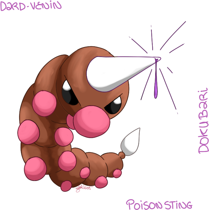 - - Poison Sting - - - Cartoon (700x700), Png Download