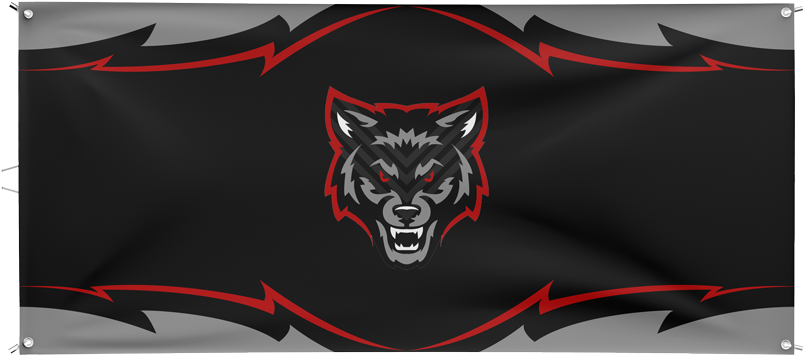 The Wolf Pack Flag - Jaguar (900x900), Png Download