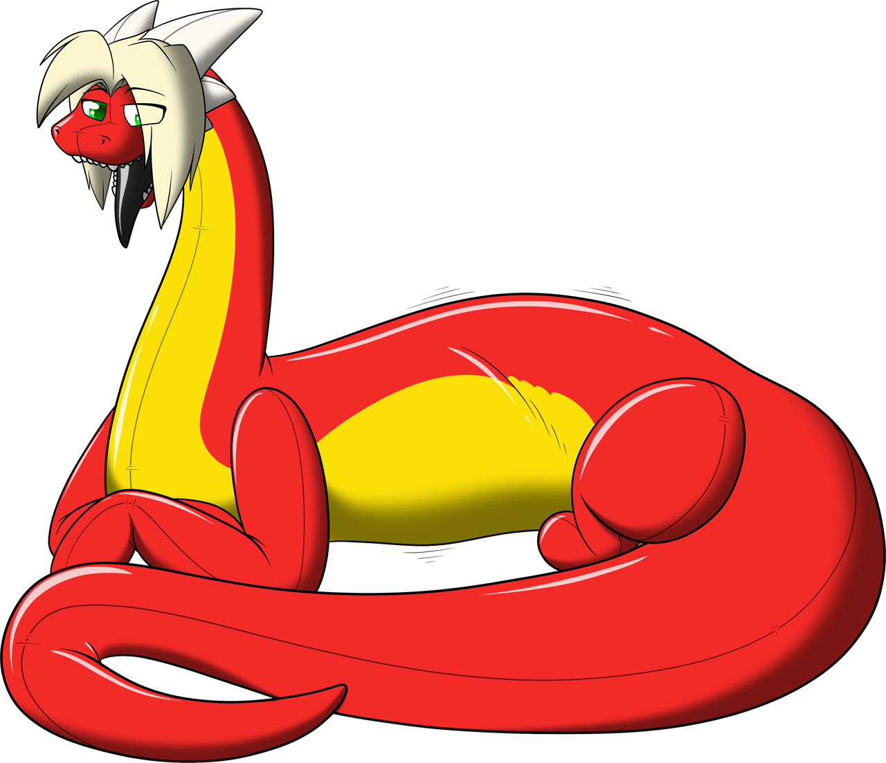 Like A Water Slide - Cartoon (1280x1103), Png Download
