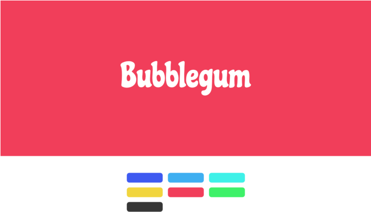 Bubblegum Demo Download - Graphic Design (730x451), Png Download