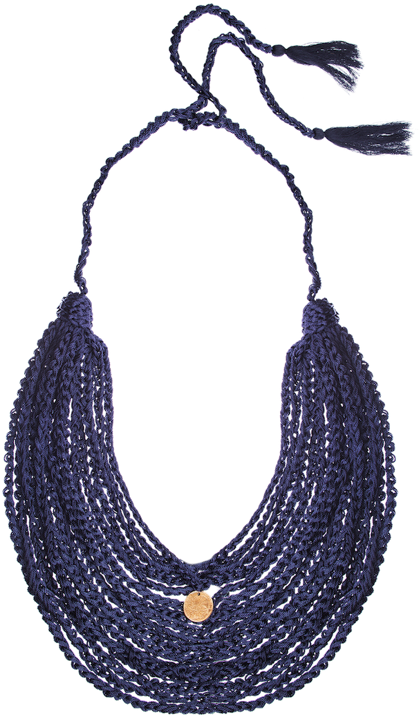 Daniela Bustos Maya Navy Layered Necklace - Necklace (1150x1150), Png Download
