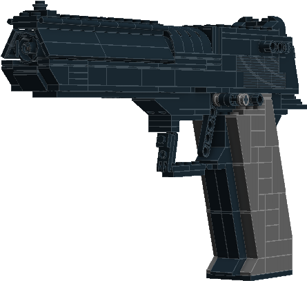 1248 - 160916 - 190750 Brickgundeserteagle - Firearm (1126x576), Png Download