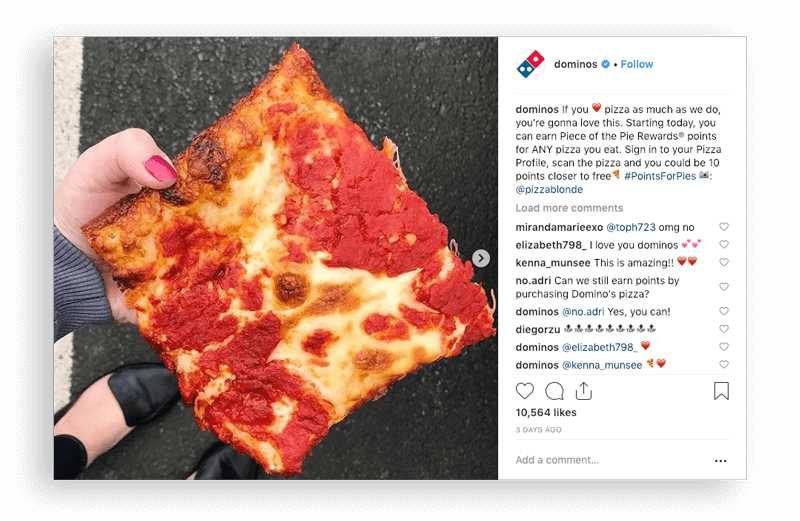 Domino's Points For Pies Instagram Post - California-style Pizza (800x521), Png Download