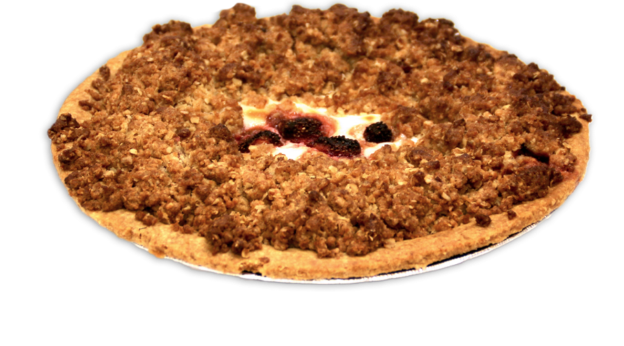 Strawberry Rhubarb & Sour Cream Pie - Snack Cake (906x503), Png Download