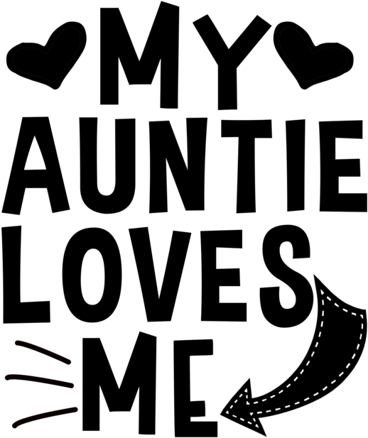 My Auntie Loves Me (580x658), Png Download