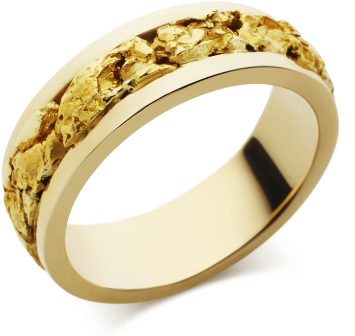 Gents Nugget Ring - Body Jewelry (756x900), Png Download