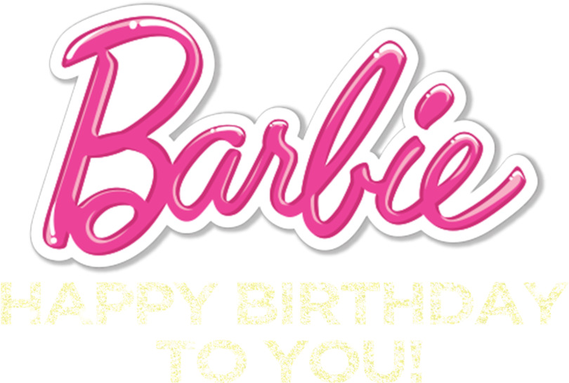 ¡feliz Cumpleaños - Barbie (1280x544), Png Download