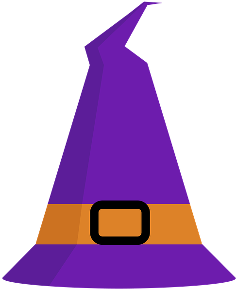 Hat, Halloween, Witch, Holiday, Black, Scary, Costume - Hallowen Masks Transparent Background (720x720), Png Download
