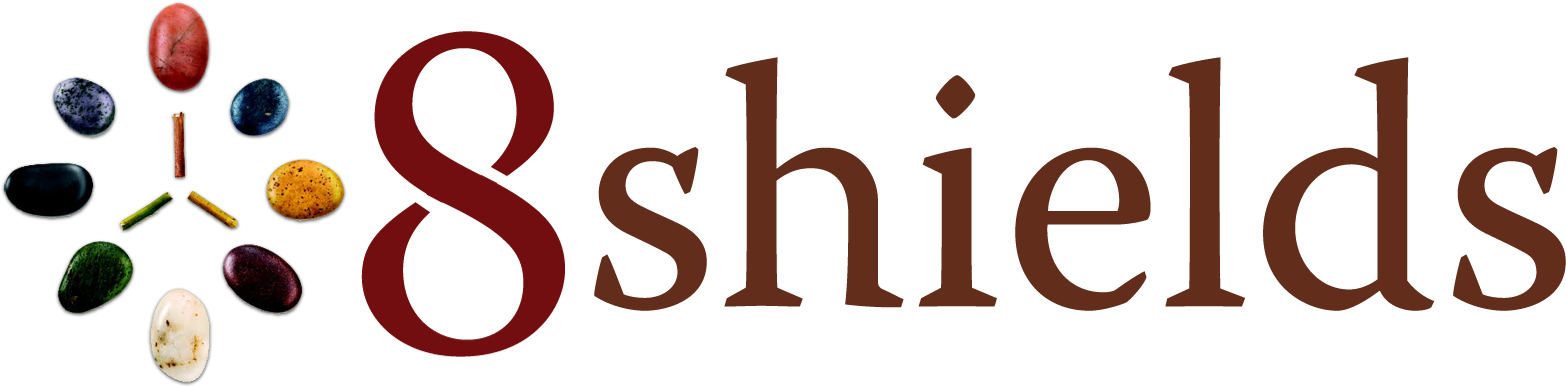 8 Shields - Calligraphy (1676x500), Png Download