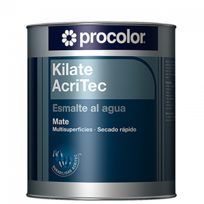 -41% Esmalte Al Agua Kilate Acritec Mate 0,75 L - Tin Can (650x650), Png Download