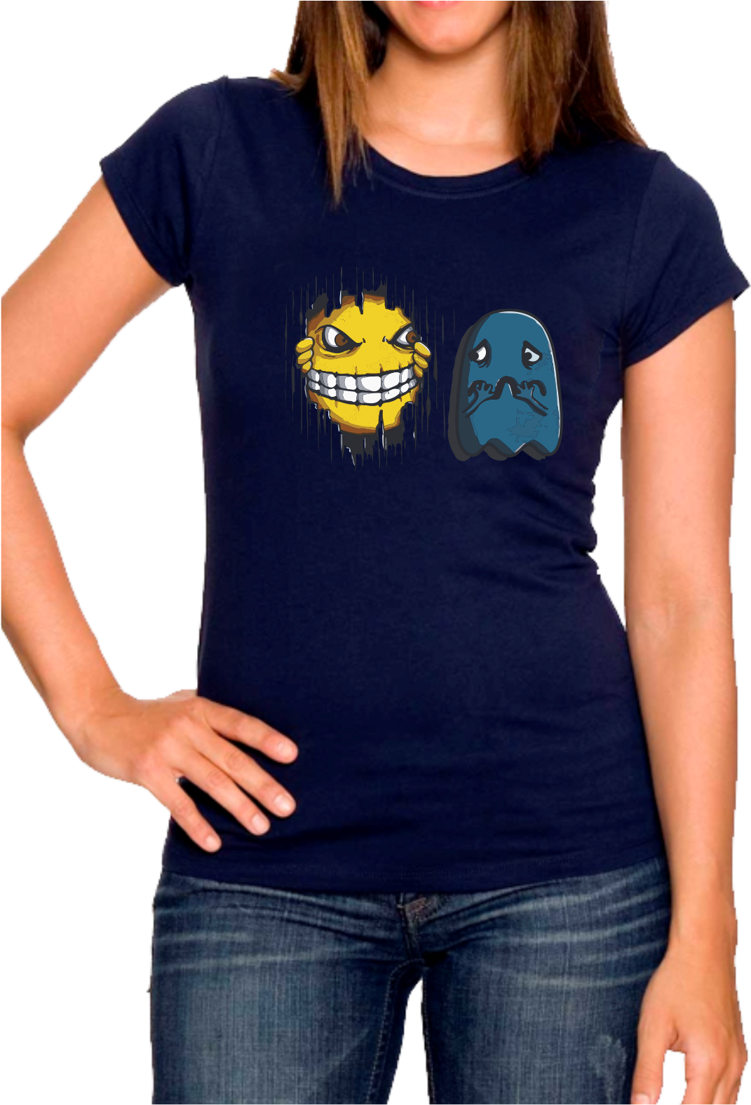 Resplandor Chica - Ladies Nypd T Shirt (1093x1576), Png Download