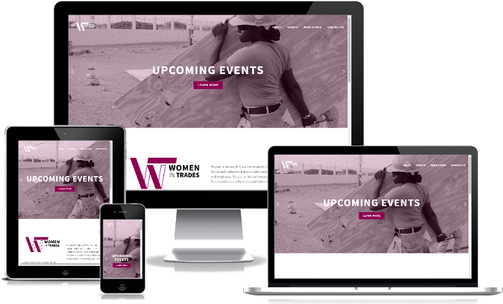 Women In Trades Hot Lizard Designs • Squarespace Websites - Digital Media Responsive (960x474), Png Download