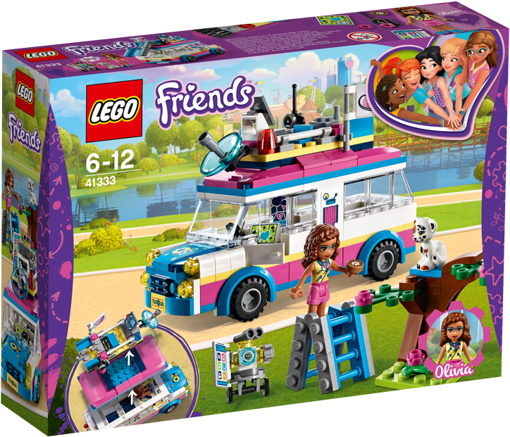 41333 Olivia's Mission Vehicle - Lego Friends 6 12 (800x800), Png Download