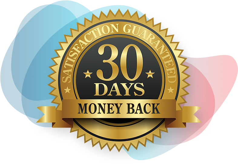 30 Day Money Back Guarantee - Label (835x539), Png Download