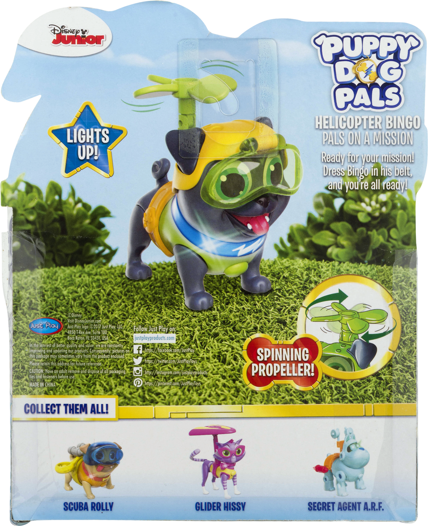 Puppy Dog Pals Light Up Pals On A Mission - Animal Figure (1800x1800), Png Download