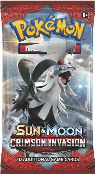 Pokémon Tcg Sun & Moon Crimson Invasion Booster Pack - Pokemon Sun And Moon Card Booster Pack (600x600), Png Download