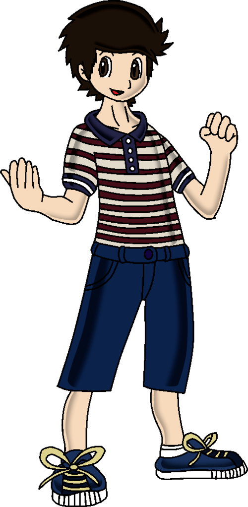 Boy Pokemon Trainer Png (500x1022), Png Download
