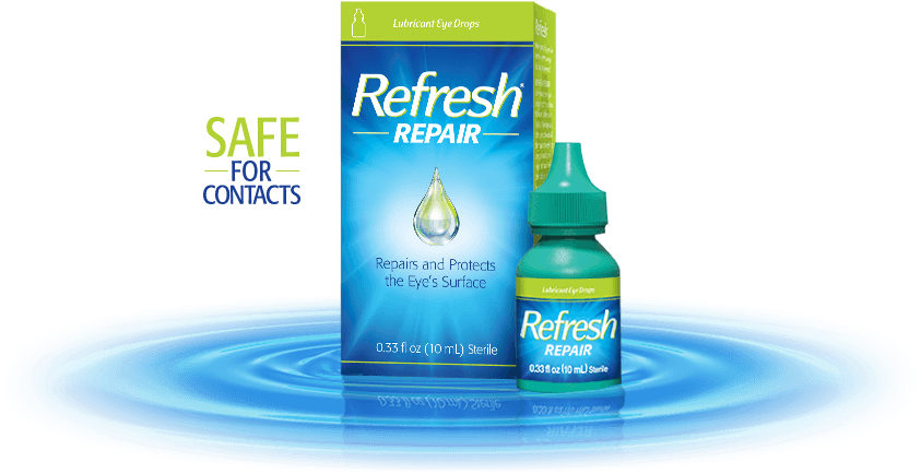 Refresh Repair - Refresh Repair Eye Drops (855x480), Png Download