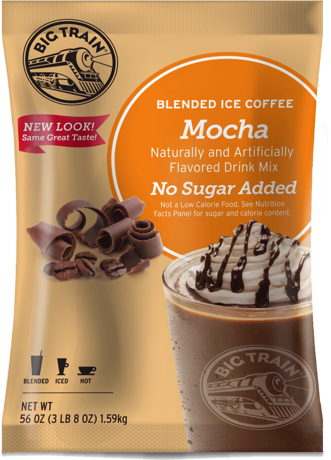 Big Train - Big Train Mocha Coffee (1600x2000), Png Download