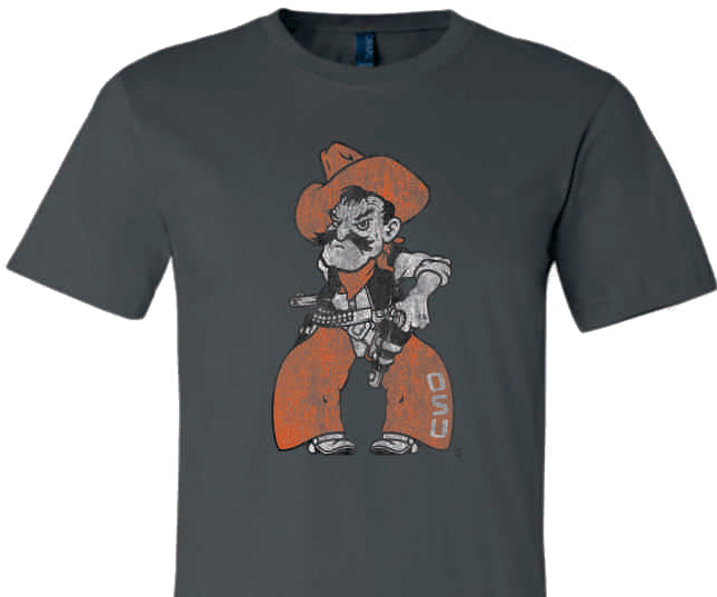 Oklahoma State - November 2017 - Big Pete - Cartoon (652x553), Png Download