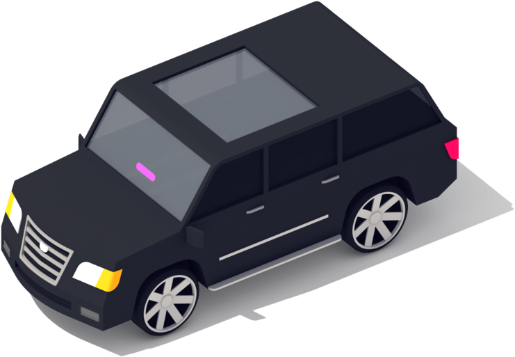 Lyft Vehicle7 Lux Suv - Model Car (1000x750), Png Download