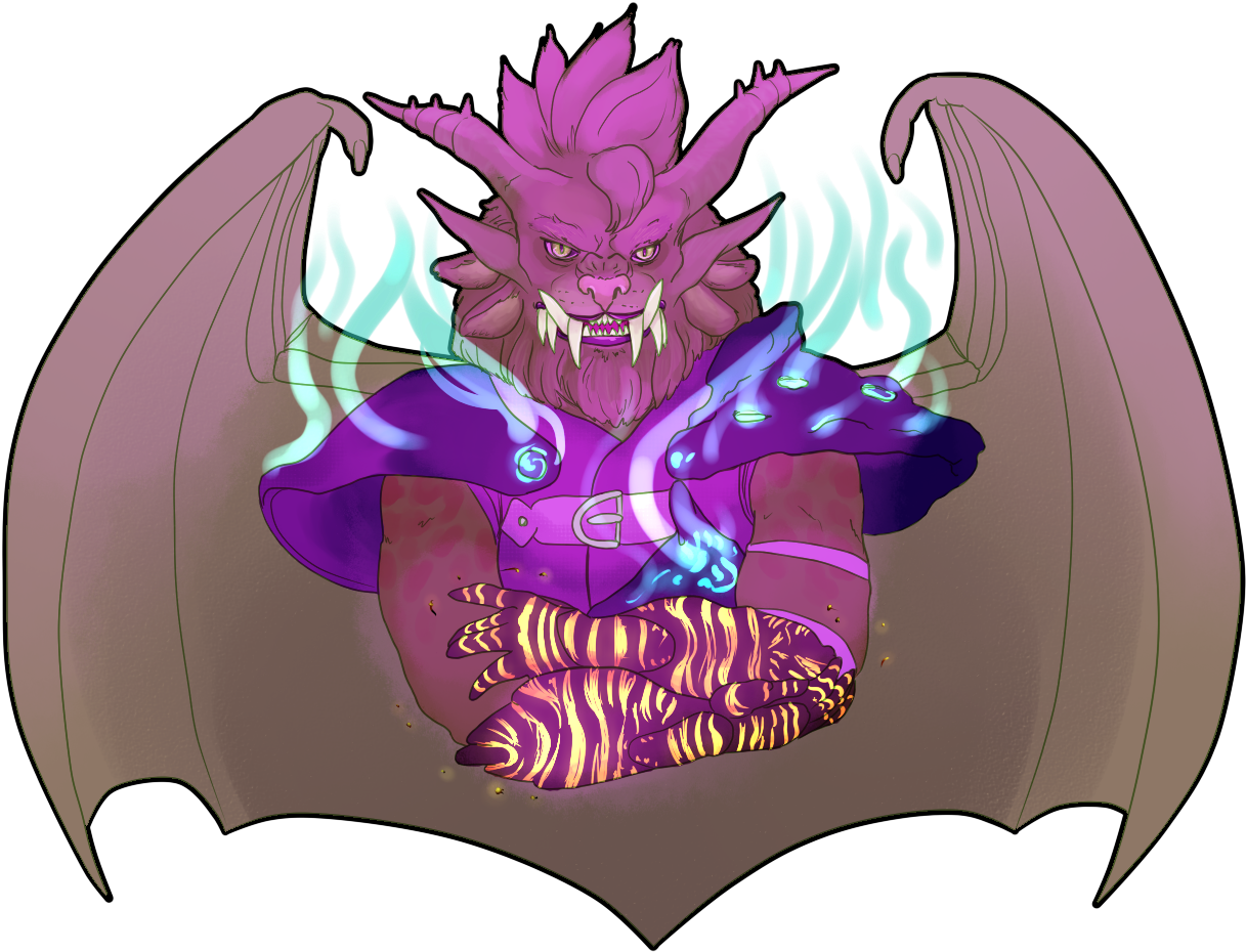 Purple Blaze - Illustration (1500x1000), Png Download