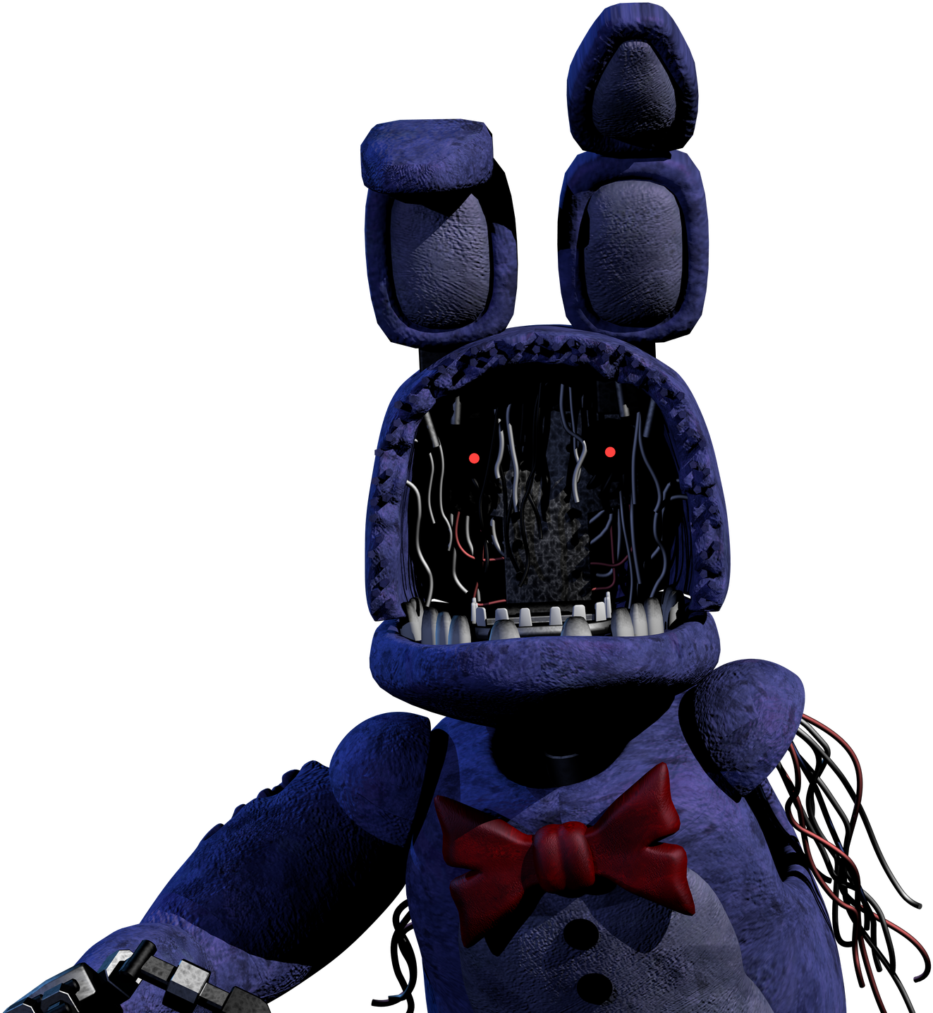 #bonnie #chica #fnaf #foxythepirate #freddy #mangle - Withered Bonnie Jumpscare Gif (1920x1440), Png Download