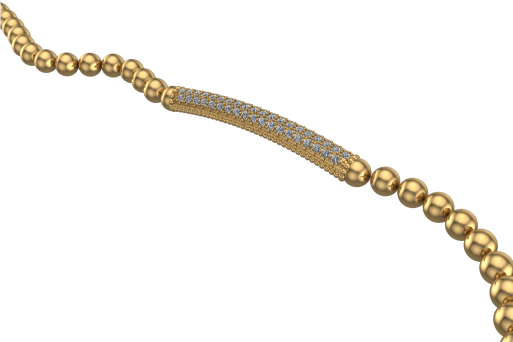 Carina 18k Gold Bracelet - Chain (1024x768), Png Download