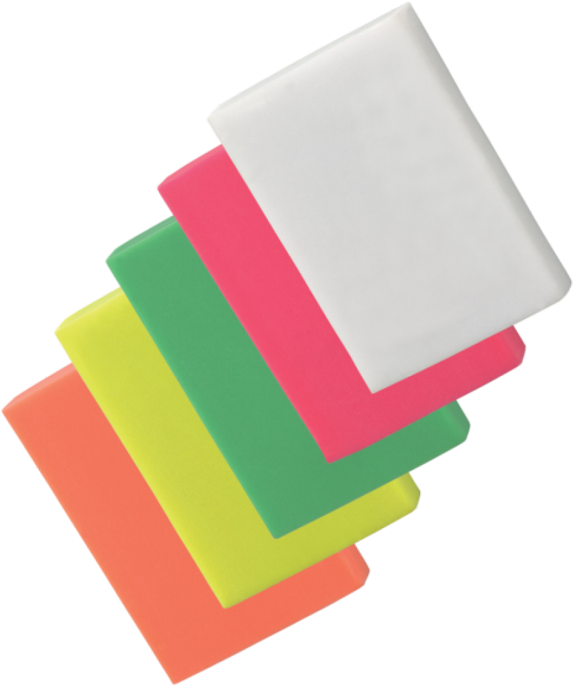 Colourful Eraser (1000x1000), Png Download
